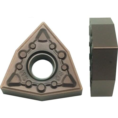 10PCS WNMG080404/431-JMS LF6018 Indexable Carbid Turning Lathe Inserts Cutter for Lathe Holder MWLNR/WWLNR CNC machine tool