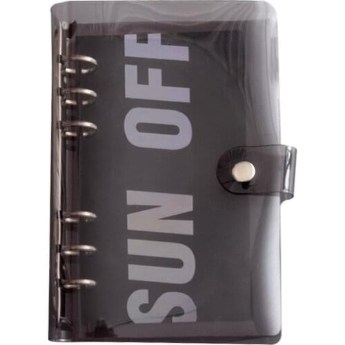 2020 Notebook weekly planner notepad sketchbook A5 A6 Transparent black business journal kawaii agendas stationery Free shipping