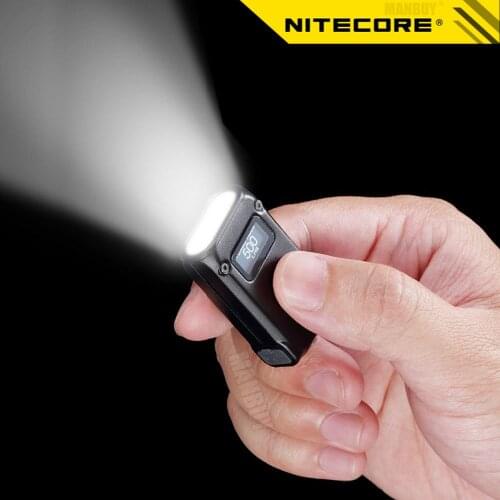 Nitecore TINI2 Dual-Core 500 Lumens Built-In Battery Pack USB-C Rechargeable 2LEDs Keychain Flashlight Outdoor Camping Daily EDC