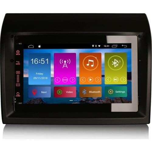 7" Android 10.0 OS Car Multimedia GPS Radio for Fiat Ducato 2007-2015 with Built-in DSP Amplifier & Built-in CarPlay Function