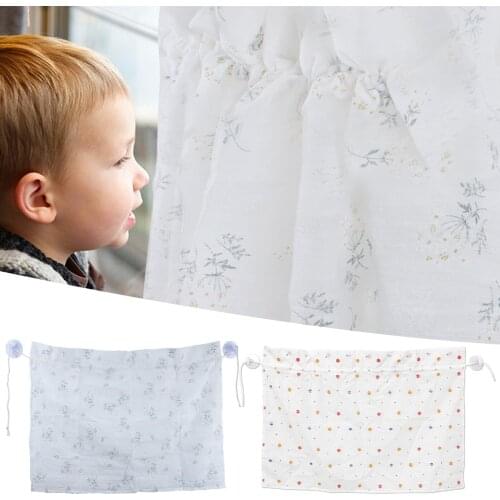 Car Windshield Car Sun Shade Curtain Lovely Cute Floral Pattern Sun Blocker Car Styling Rear Side Window Sunshade