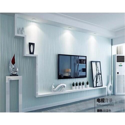 BEIBEHANG Bedroom wall wallpaper stripes 3 d living room yellow striped 3D wallpaper, blue wallpaper 0.53x10 m roll papel tapiz