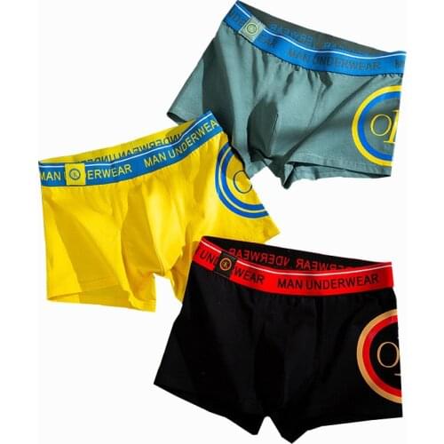 Boxers For Men Underpants Cotton Boxer Shorts Fashion Letter Printing Mens Sexy Underwear Gay Panties Hombre Scrotum Short Pants