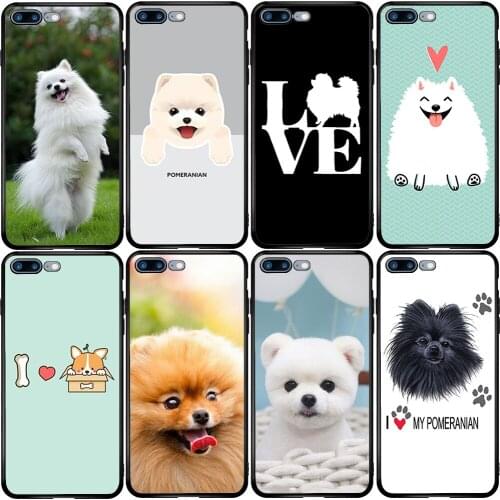 Phone Case for Xiaomi Redmi Note 10 9 9S 9A 8 8T 7 6 7A 6A 5A 5 A1 A2 A3 Pro Max Plus Lite Pomeranian Dogs