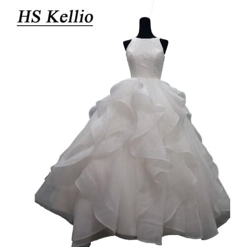 HS Sleeveless Wedding Dresses