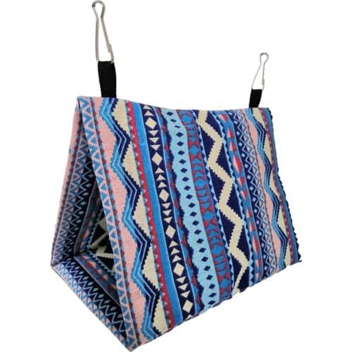 Ing Bird Tent Hut Pet Parrot Swing Hammock Nest ing Spring Summer Use