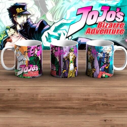 Jojo Bizarre Adventure Mugs11oz Ceramic Coffee Mugs and Travel Tea Milk Cups Friends Birthday Gift