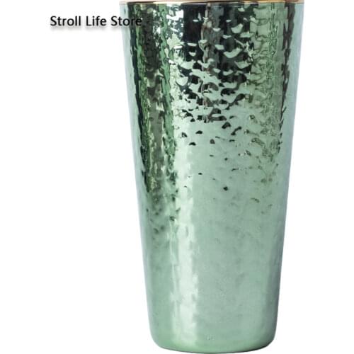 Creative Green Whiskey Glass Goblet Champagne Glasses Cocktail Banquet Wine Glass Cup Beer Wedding Glasses Szklanki Gift FJ051