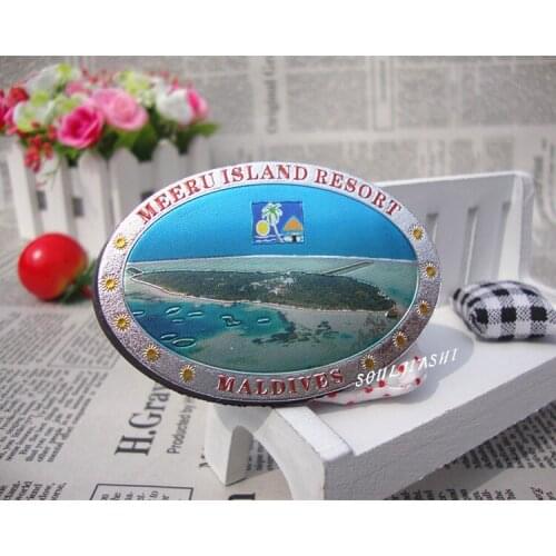 Maldives souvenirs creative gifts honeymoon island refrigerator stickers message stickers