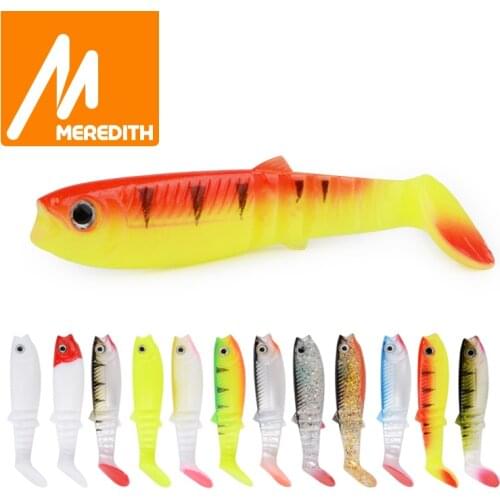 MEREDITH 3PCS 22g 12.5cm Cannibal Soft Lures Shads Fishing Fish Lures Fishing Lures soft Fishing Baits JX62-12