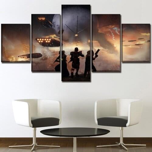 Canvas Home Wall Art Decor Framework HD Print Poster 5 Pieces Game Play Destiny 2 Painting Home Decor Modular obrazy plakat