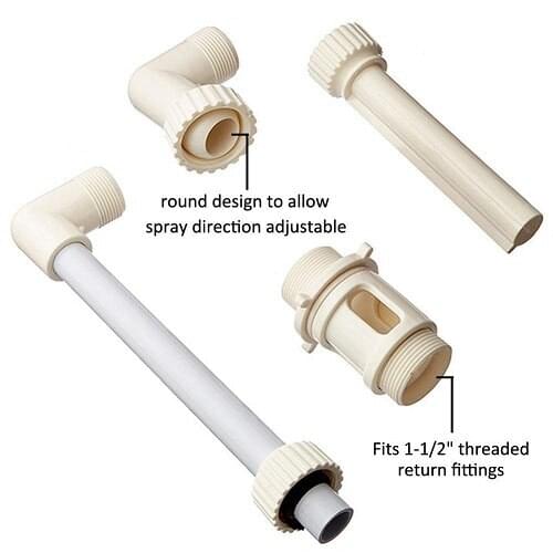 2020 New HNM SPORT Pool Decor Spa Fountain Above In Ground Swimming Pools Waterfall Spray Pool Fountain Tool Parts