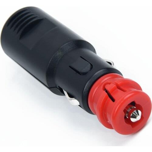 New 12V 24V Male Car Vehicle Cigarette Lighter Socket Plug Connector Car Cigarette Lighter Adaptor Easy Connection