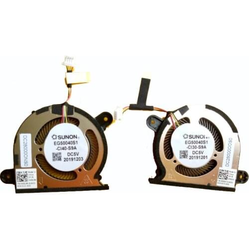 NEW ORIGINAL Laptop CPU GPU Cooling Fan For DELl XPS 13 9300 0WX28K 0FRK0V