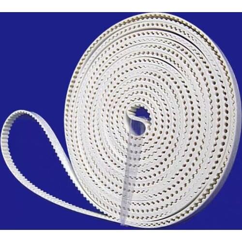 TT5 Circular Knitting Machine Jointed Connected White Color PU Timing Belt Width 10mm Textile Machinery Spare Parts