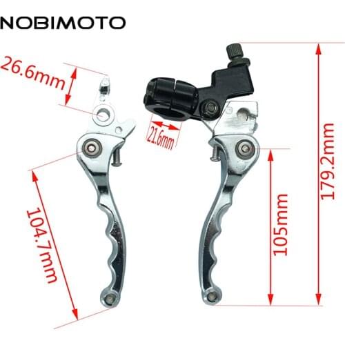 Universal Anti-drop 3 Fingers Motorcycle Adjustable Foldable Brake & Clutch Lever Fit For Most Motorcycle And ATV WG-106