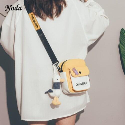 Women Shoulder Bag Fashion Pure Color Casual Tote Outdoor Bag Canvas Handbag Zipper Messenger Messenger Bags