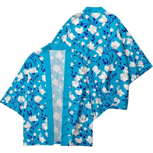 Plus Size XXS-6XL 5XL Leaf print Loose Japanese Streetwear Cardigan Women Men Harajuku Haori Kimono Cosplay Top Yukata Clothing