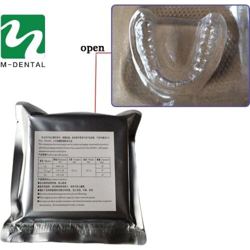 1 Bag Dental Material Hard Vacuum Forming Plate Matrix Bands Dental Orthodontic Retainer Slice 1.0mm/1.5mm/2.0mm for Option