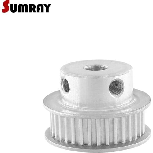 SUMRAY MXL 40T Timing Pulley 5/6/6.35/7/8/10/12/15/17/20mm Inner Bore Motor Pulley 7mm Belt Width Synchronous Wheel Pulley 2PCS