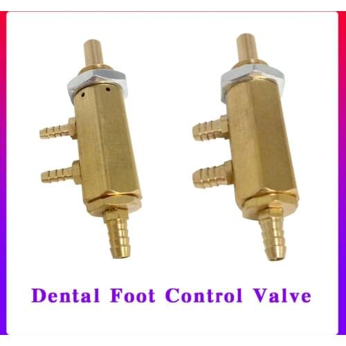 Dental Unit Chair accessories Foot control Valve Switch Pedal swith valve 3mm 5mm Multifunction For Dental clinic 1 pcs