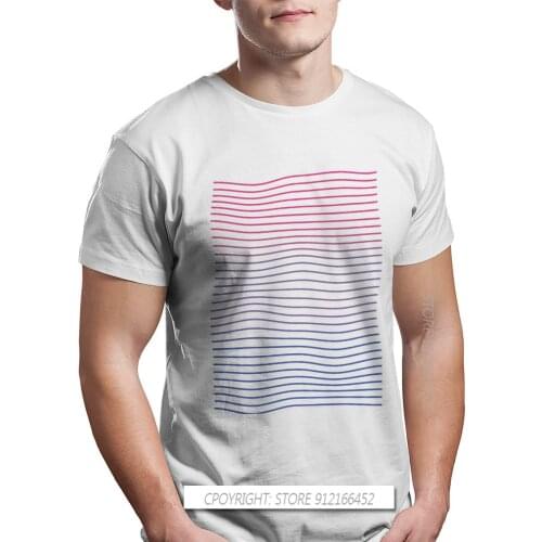 Bisexual Pride TShirt For Men Gay Lesbian Homosexual LGBT Pride Month Parades Clothes Designer T Shirt Comfortable Print Fluffy