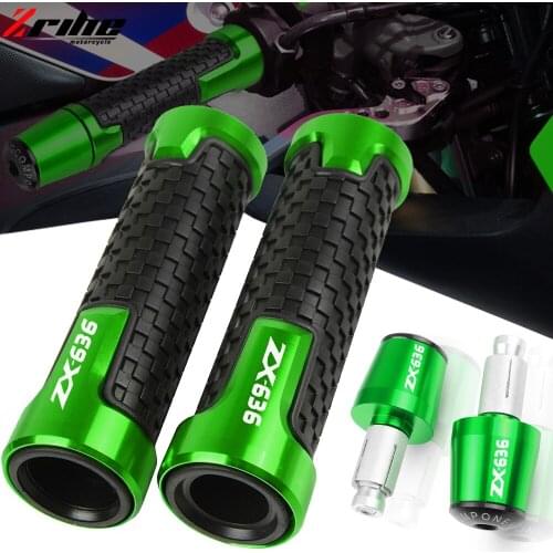 For Kawasaki ZX6R ZX 6R 636 ZX6 R ZX-6R ZX636 2007-2017 2018 2019 2020 Motorcycle Handlebar Grips Ends Handle Bar End Cap Plug