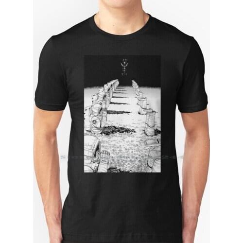 Darkness Devil Astronauts Chainsaw Man Limited Time Only T Shirt 100% Pure Cotton Chainsaw Man Denji Anime Creative Trending