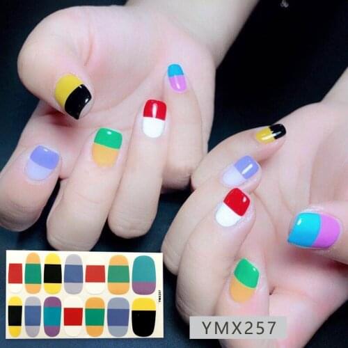 Bare Chip Sticker Fingernail Paper Waterproof And Environment Friendly Nail Polish Film Full Paste Decal Patch Manicure Sticker