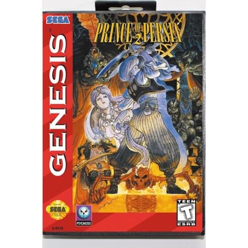 Prince of Persia 2 16bit MD Game Card For Sega Mega Drive/ Genesis with Retail Box