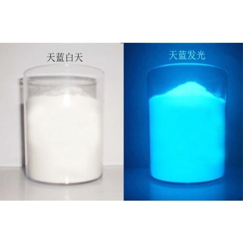 Sky Blue Green Pink luminous powder,phosphor powder,DIY Nail Art 50g/bag,Glowing in the dark,advertisement Paint pigment