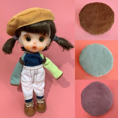 Ob11 baby clothes handmade doll hat 1 / 12bjd hat fashion hat suitable for round molly PD9 GSC Meijie pig doll accessories