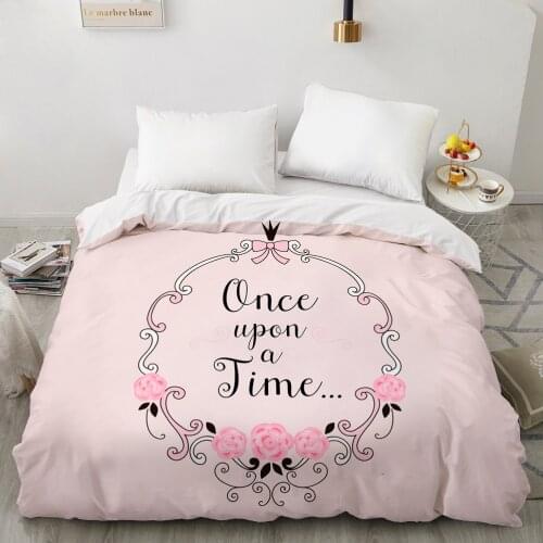 Cartoon Duvet cover Quilt/Blanket/Comfortable Case Childrens Bedding for Kids baby Crib 140x200 240x220 Pink Cute flower