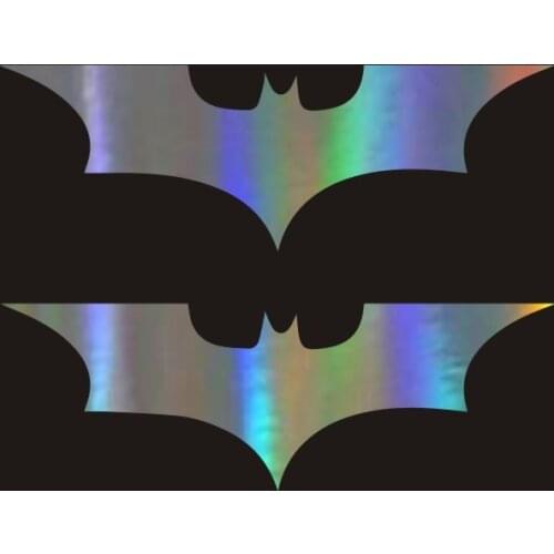 PVC Diesel Funny Cool Bat Man Car Sticker Car Bumper Sticker Car Shape Decorative Door Window is suitable for all cars7.4cm*11cm