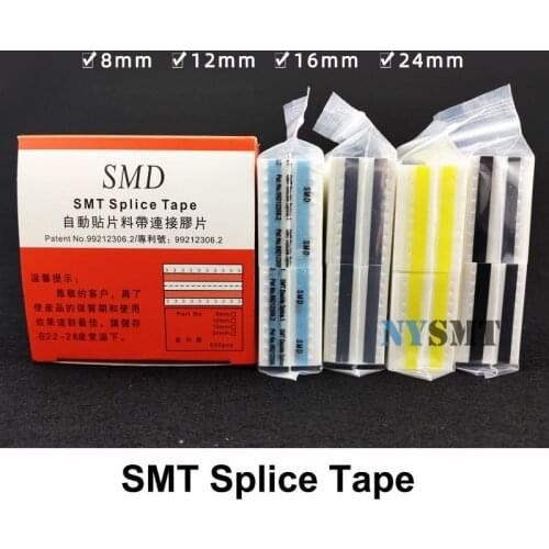 SMT Double Face Rectangular Splice Tape Film Joining Splicing Tape Using Rest Components Exact in the Raster Yellow BLACK BLUE