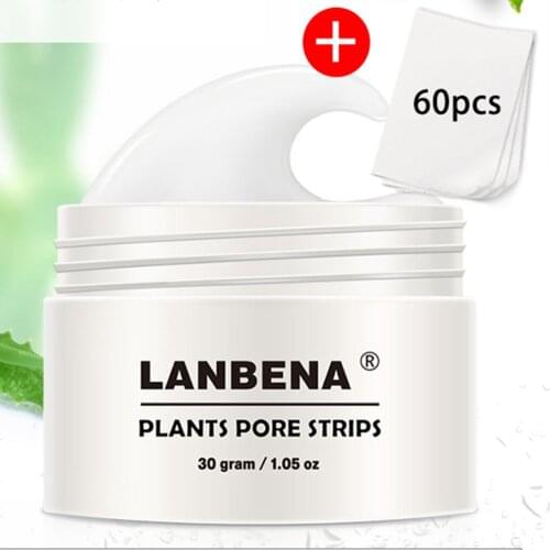 LANBENA Nose Blackhead Remover Pore Band Mask Black Face Mask From Black Dots Acne Exfoliation Treatment Deep Cleansing Skin
