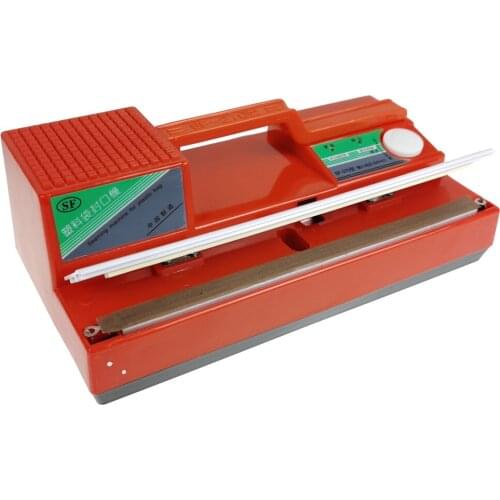 SF270 type desktop manual film sealing machine Hand press plastic sealing machine Desktop aluminum foil bag plastic bag sealer