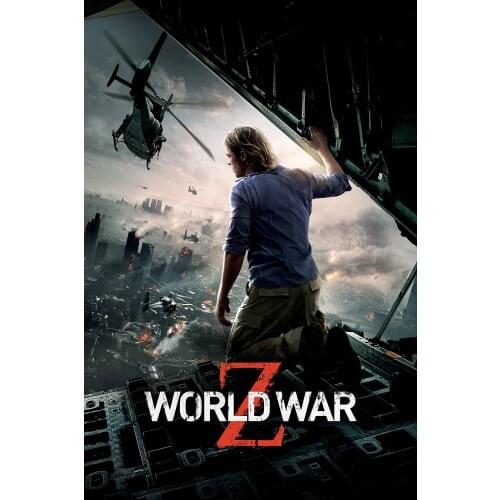 Lot style Choose World War Z Movie Art print Silk poster Home Wall Decor