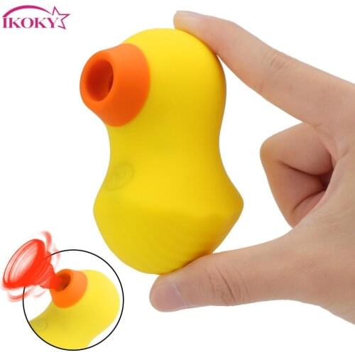 Oral Sex G-spot Clitoris Stimulator Nipple Massager Duck Vibrating Sucker Vagina Sucking Vibrator Sex Toy for Women