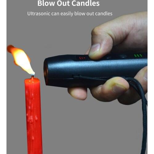 Ultrasonic Dog Repeller with LED Indicator USB Chargeable Dog Device with Intelligent High Brightness Flashlight Dog Training