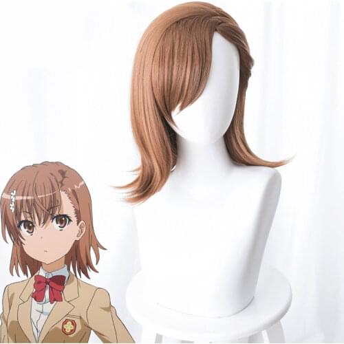 Magic Prohibited Book Catalog Science Super Electromagnetic Cannon Misaka Miqin Cannon Sister Cos Anime Wig Cosplay Female Hair