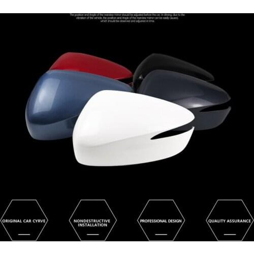 For Mazda CX4 2016-2018 CX5 2015-2016 1 PC Car Side Door Rearview Mirror Protect Frame Cover Trim Replacement Case Car Styling