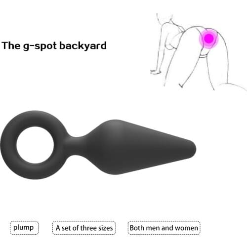 Anal Plug Silicone Butt Plug Dildo Vibrator Sex Toys for Women G Spot Massager Female/Male Masturbator Anal Toys For adults 18