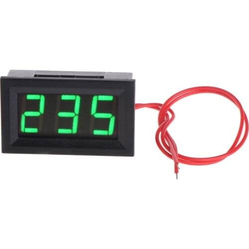 2 Wire 0.56" AC 30V-500V LED Digital Voltmeter Voltage Meter Monitor Tester For 110V 220V 380V