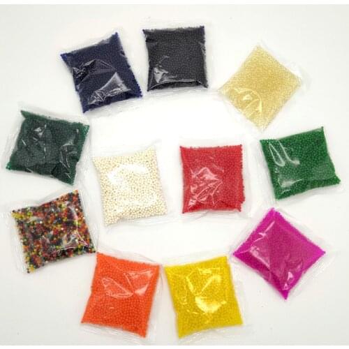 Hot Sale 300 PCS/lot Water Beads Pearl Shaped Crystal Soil Water Beads Mud Grow Magic Jelly Balls Wedding Home Decor Hydrogel