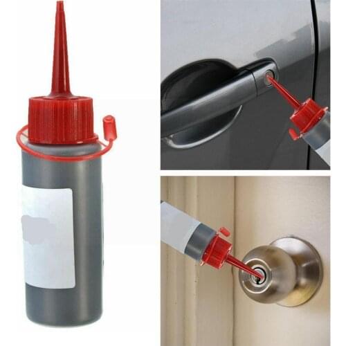 60ml Car Hood Graphite Powder Lubricant Supply Padlock Car Car Lock Hood Hinge Door Graphite Padlock O9R6