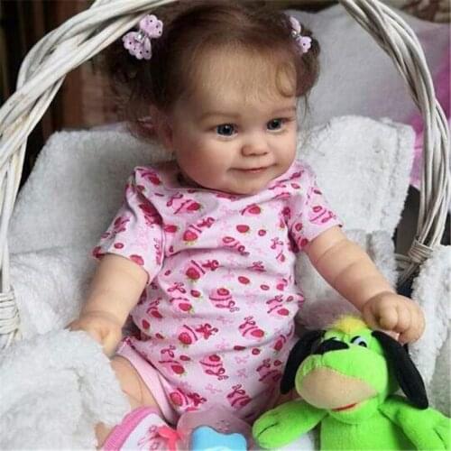 20 inches Maddie Sweet Girl Bebe Reborn Baby LoL Newborn Toddler Vinyl Alive Lifelike Doll Realistic Handmade Gifts Toys