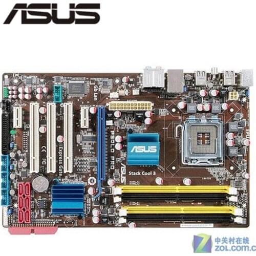 For Asus P5QLD PRO Desktop Motherboard P43 Socket LGA 775 Q8200 Q8300 DDR2 Original Used Mainboard On Sale