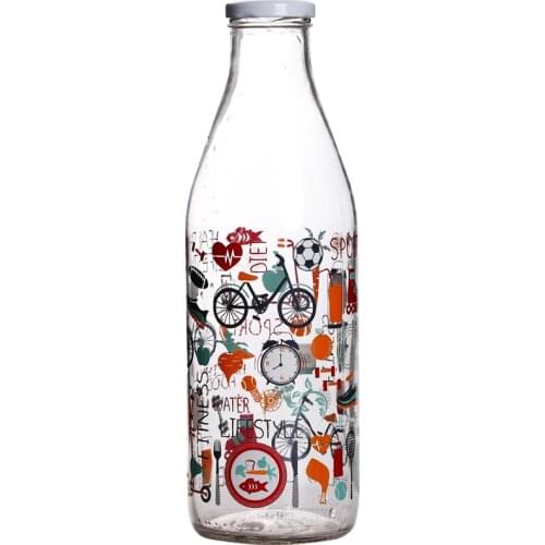 Fashion Graffiti Transparent Mugs Milk Tea Coffee Juice Water Cup Home Office Drinkware Cold water bottle Lovers Gifts 1PC
