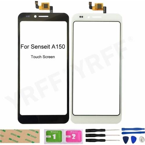 A++++ Touch Glass Screen For Senseit A150 Touch Screen Digitizer Sensor Glass Panel Replacement Parts